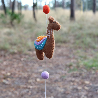 Felt Llama Garland 2