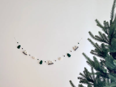 Felt Mountain & Cloud Garland