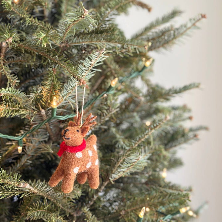 Felt Ornament - Christmas Reindeer