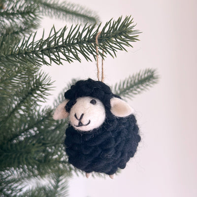 Felt Ornament - Fluffy Sheep