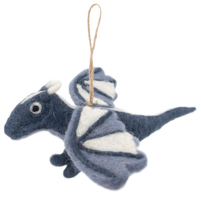 Felt Ornament - Flying Dragons