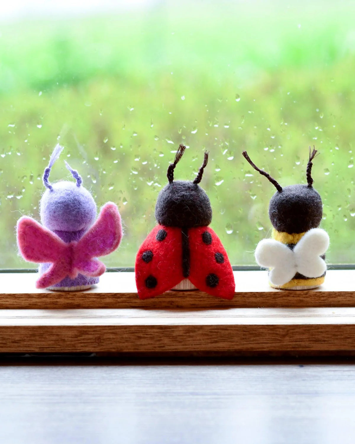 Pre-Order Bugs Peg Dolls Set, Bee, Ladybug and Butterfly (Ships in November)