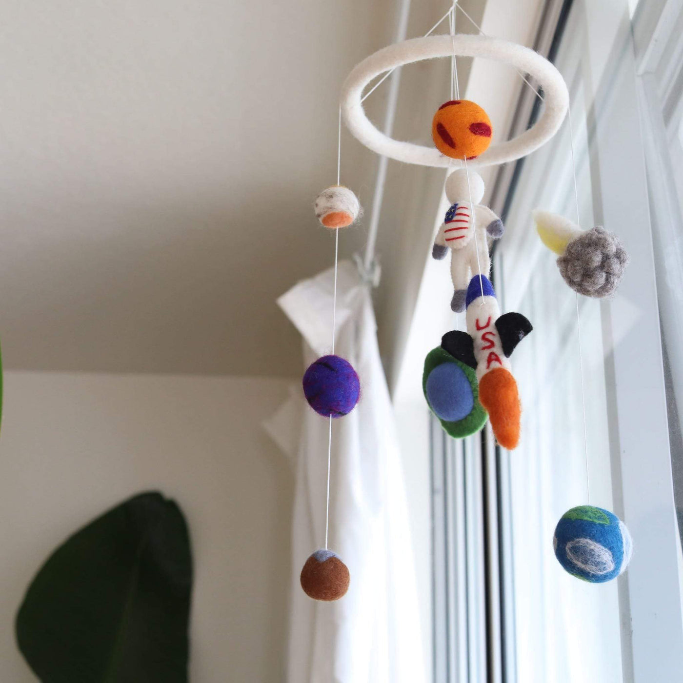 Felt Spaceman Baby Mobile