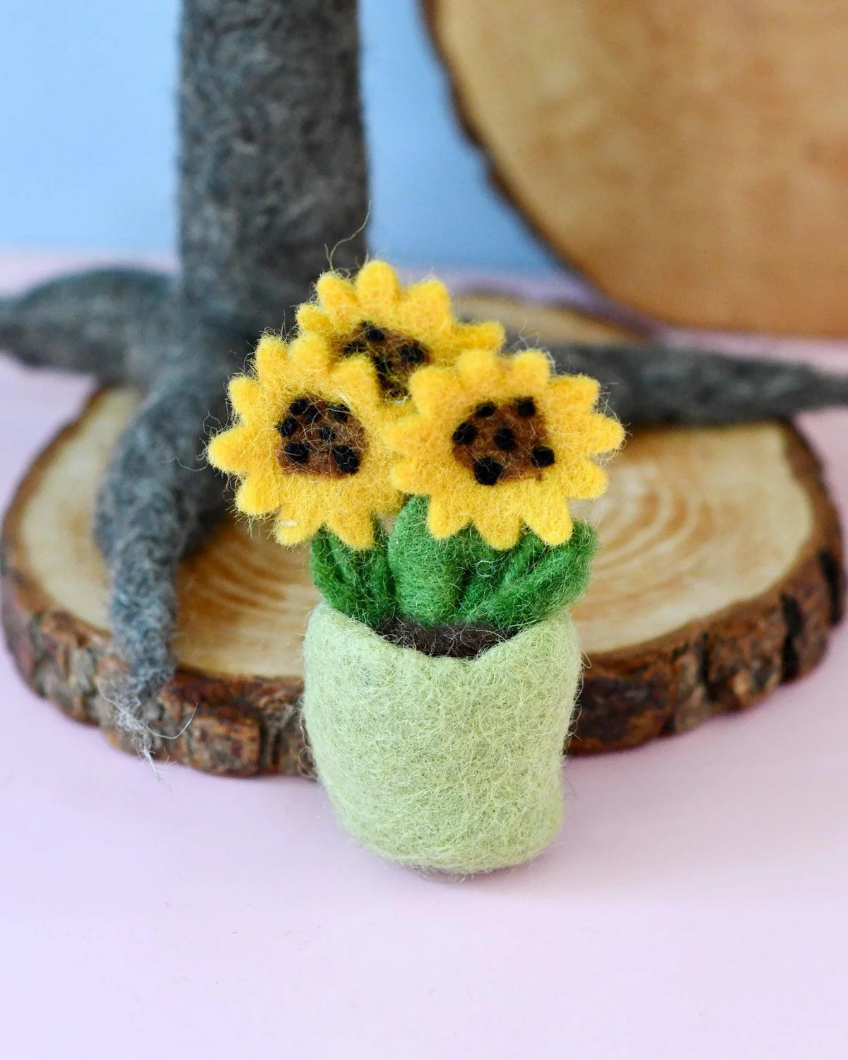 Pre-Order Felt Sunflower Pot (Ships in November)