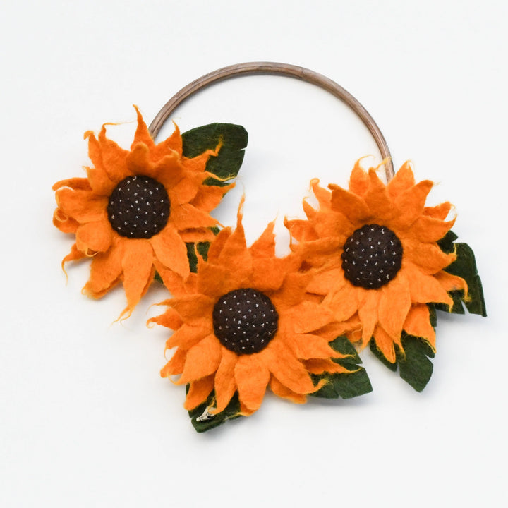 Sale Felt Sunflower Wreath