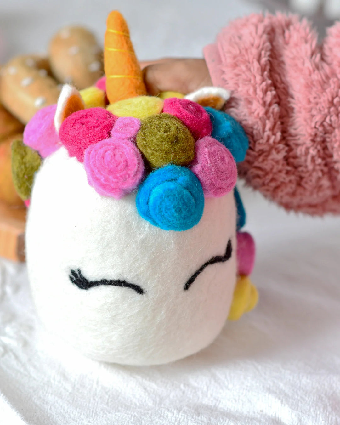 Sale Felt Unicorn Cake in Bright Colors