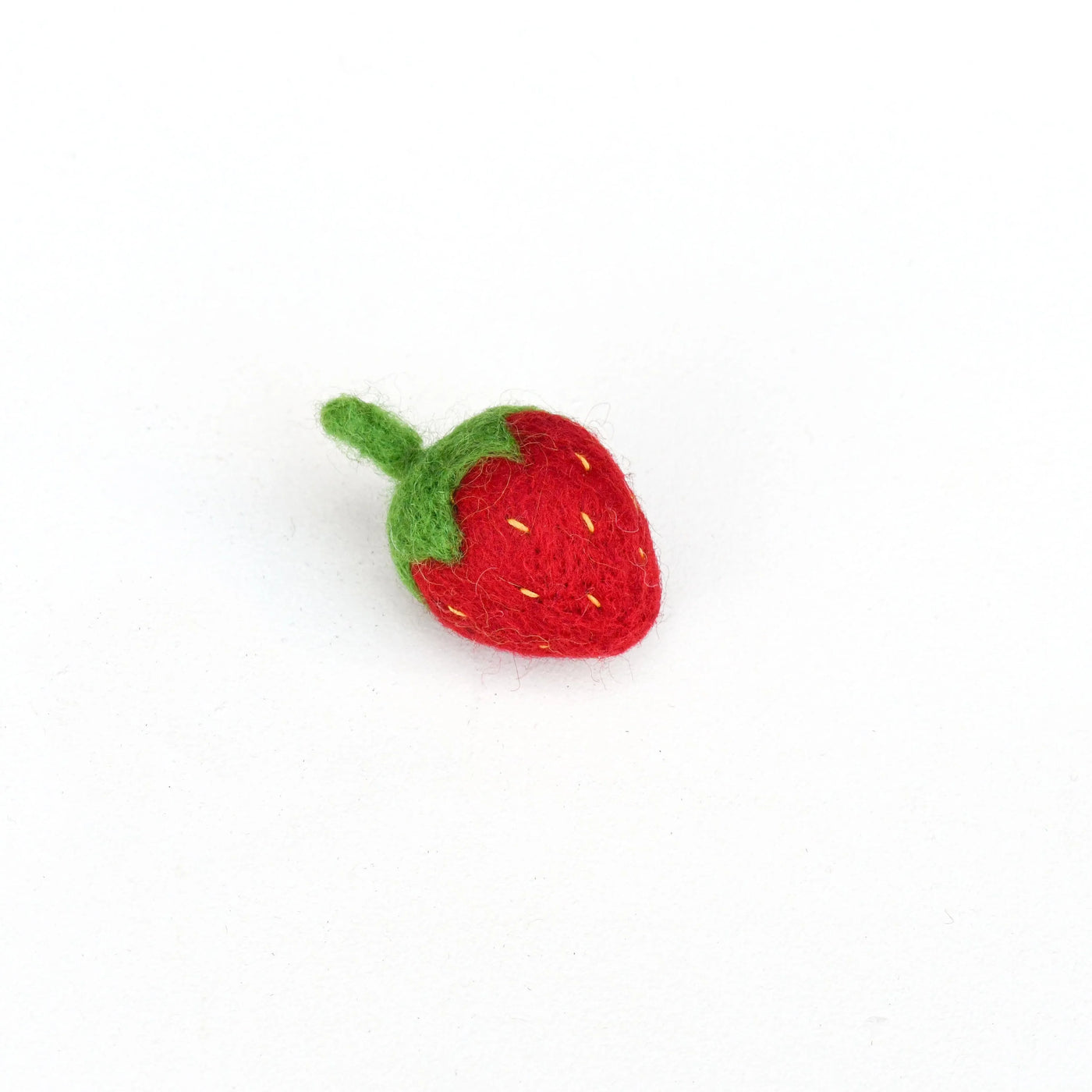 Pre-Order Felt Strawberries, Set of 3 (Ships in late January)