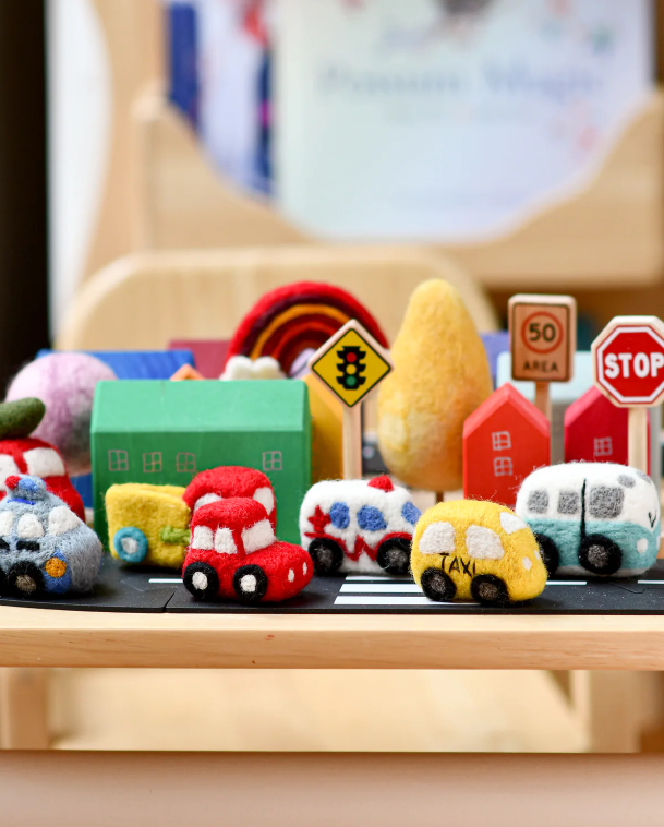 Sale Felt Vehicles, Set of 6