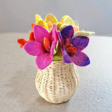 Felt Flowers, Set of 5 (Set A) · view 3