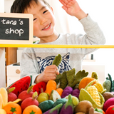 Felt Fruits and Vegetables, Set B, 11 pcs · view 1