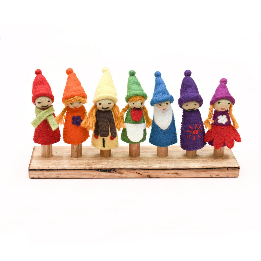 Finger Puppet Stand, 7 Rods