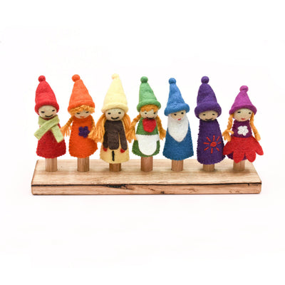 Finger Puppet Stand, 7 Rods