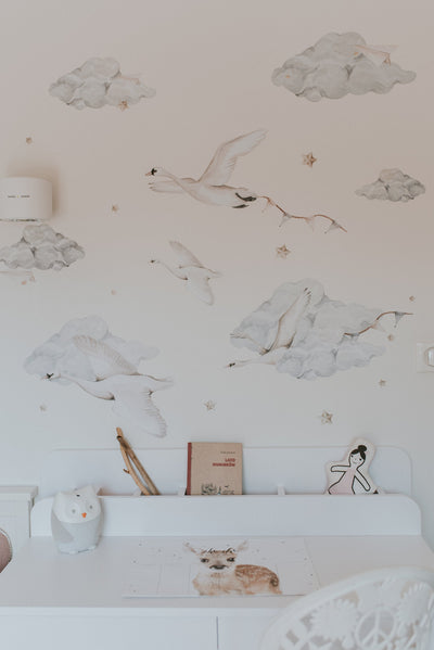 Swans Wall Decal Set