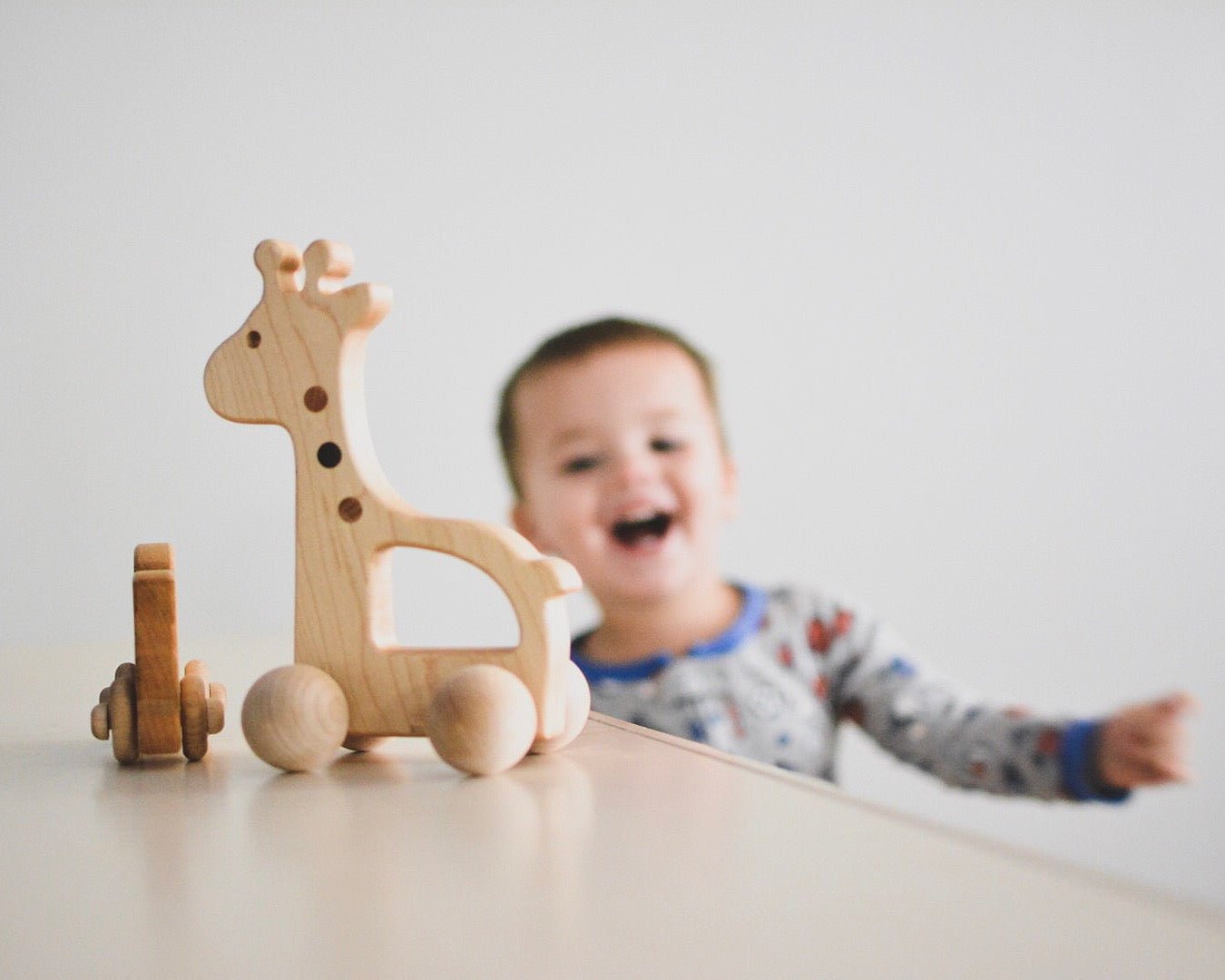 Bannor Giraffe Push Toy