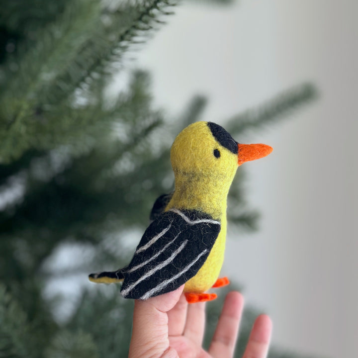 Goldfinch Finger Puppet
