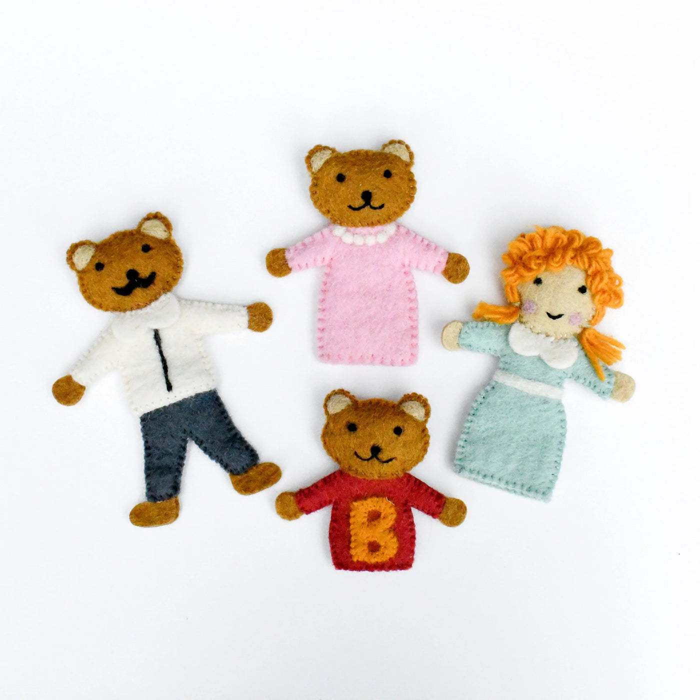 Pre-Order Goldilocks and the Three Bears, Finger Puppet Set (Ships in November)