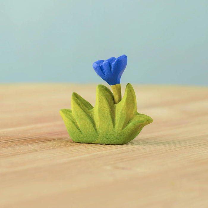 Bumbu Small Wooden Grass with Blue Flower