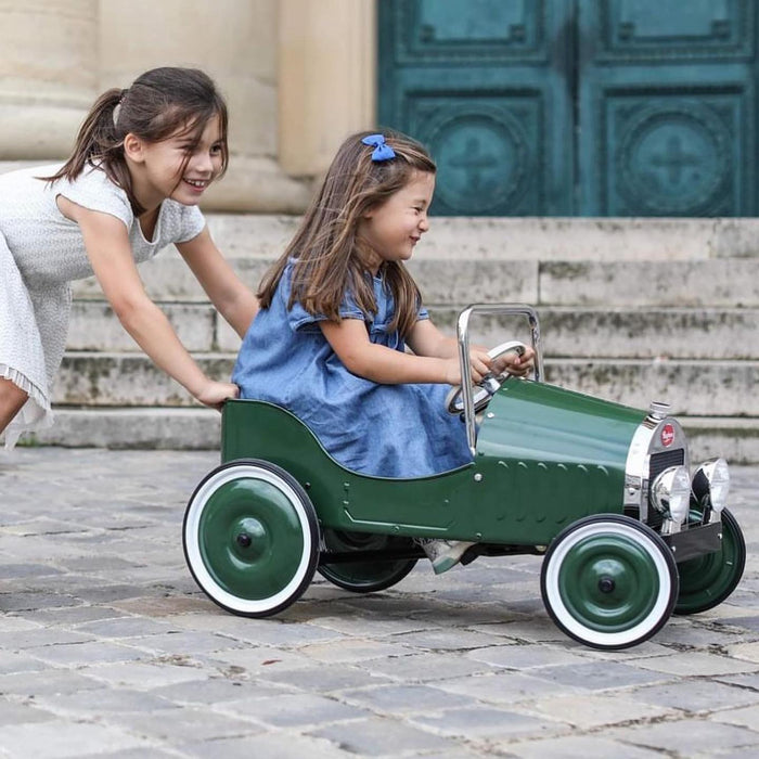 Baghera 1939 Ride On Classic Green Pedal Car