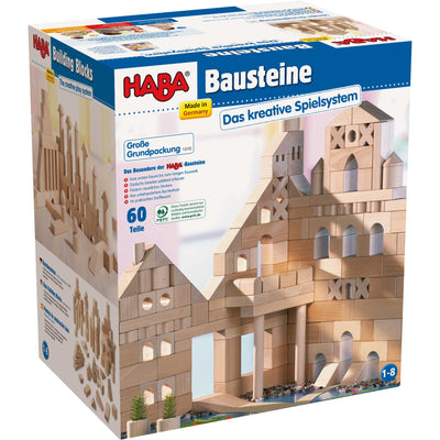 HABA Basic Building Blocks 60 Piece Large Starter Set