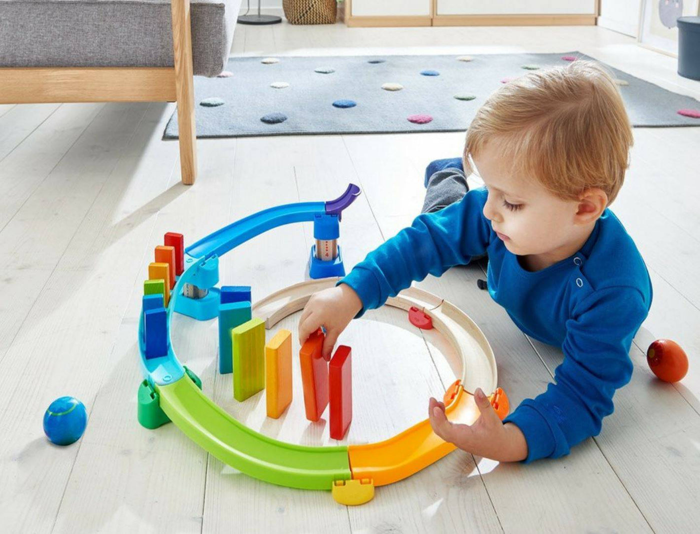 HABA Kullerbu Kringel Domino Play Track Starter Set