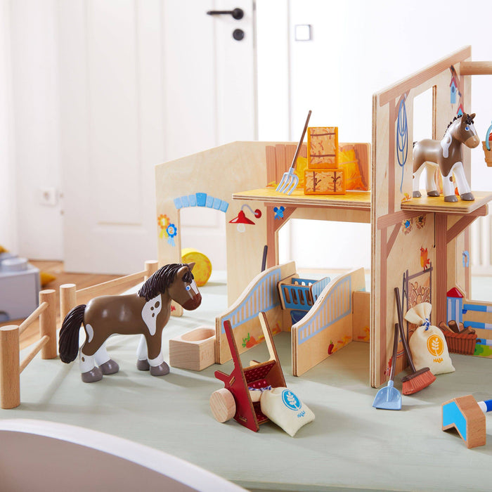 HABA Little Friends Happy Horse Riding Stable