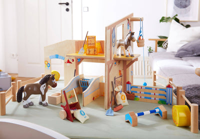 HABA Little Friends Happy Horse Riding Stable