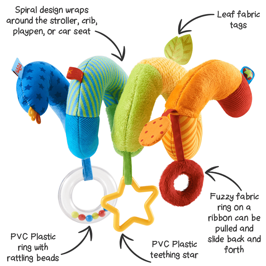 Rainbow Activity Spiral Stroller &amp; Car Seat Toy