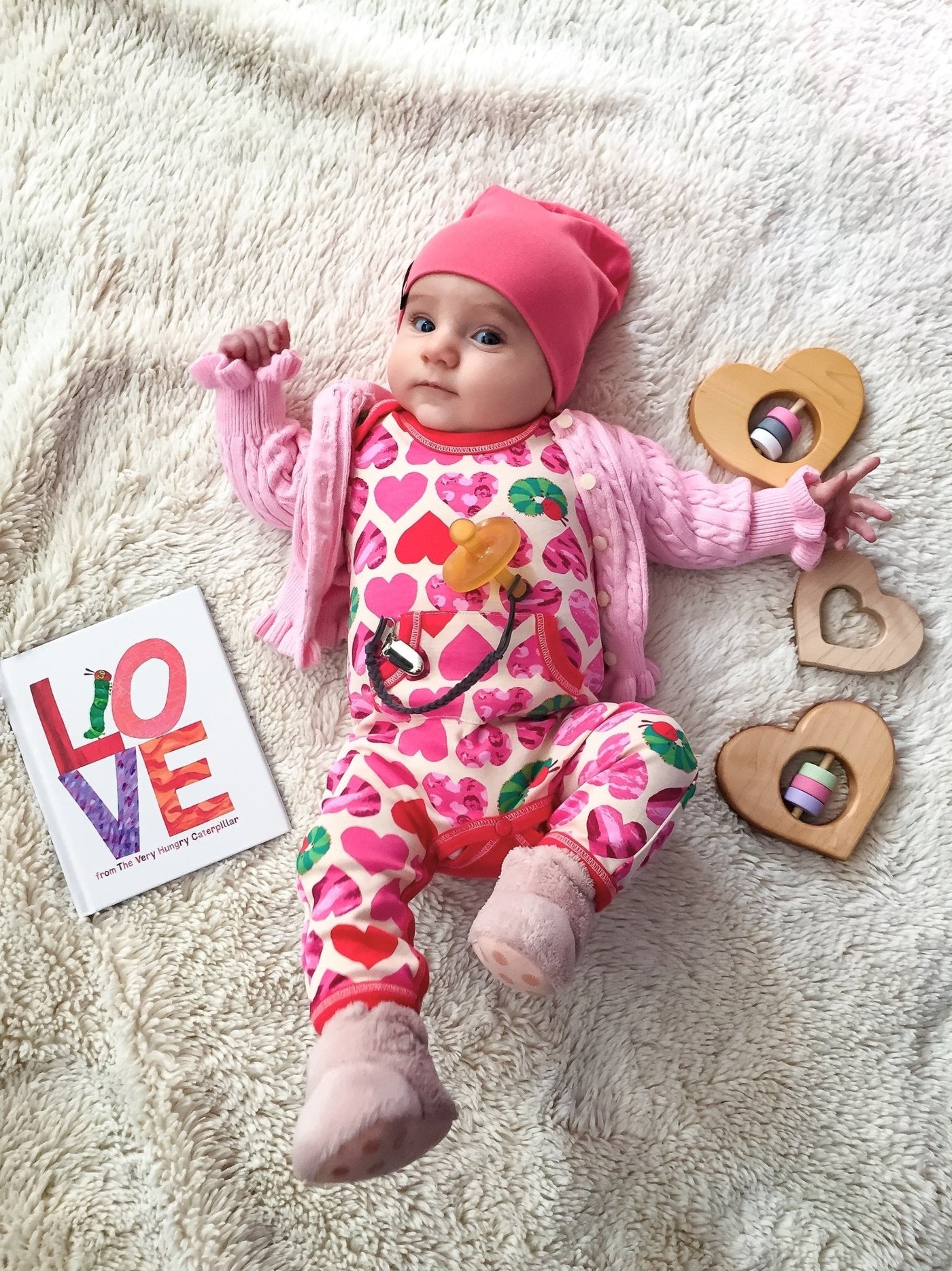 Bannor Heart Wooden Baby Grasping Toy