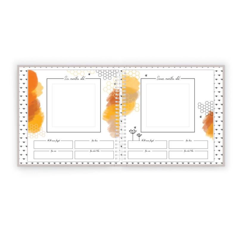 Lucy Darling Honey Bee Luxury Memory Baby Book