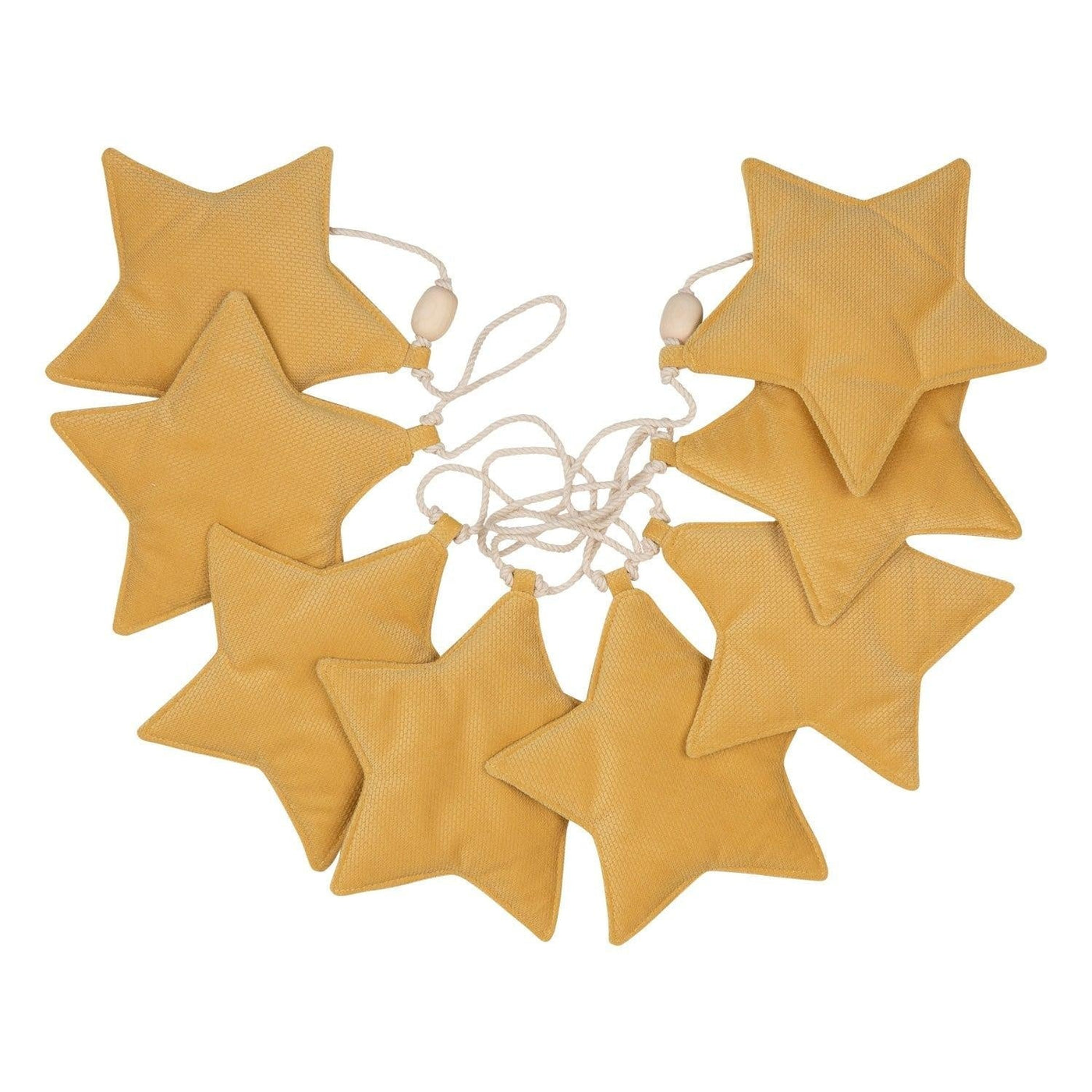Velvet “Honey Dust” Garland with Stars