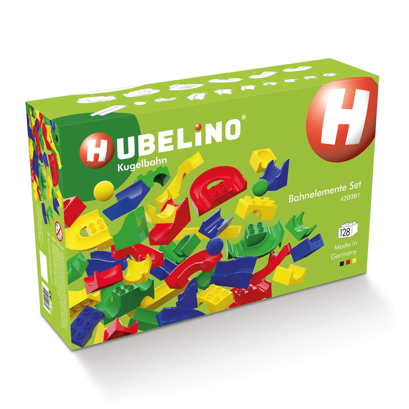 HABA Hubelino 128-Piece Run Elements Set