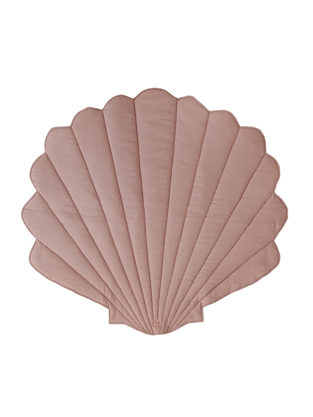 “Powder Frills” Teepee Tent with Frills and "Powder Pink" Shell Mat Set