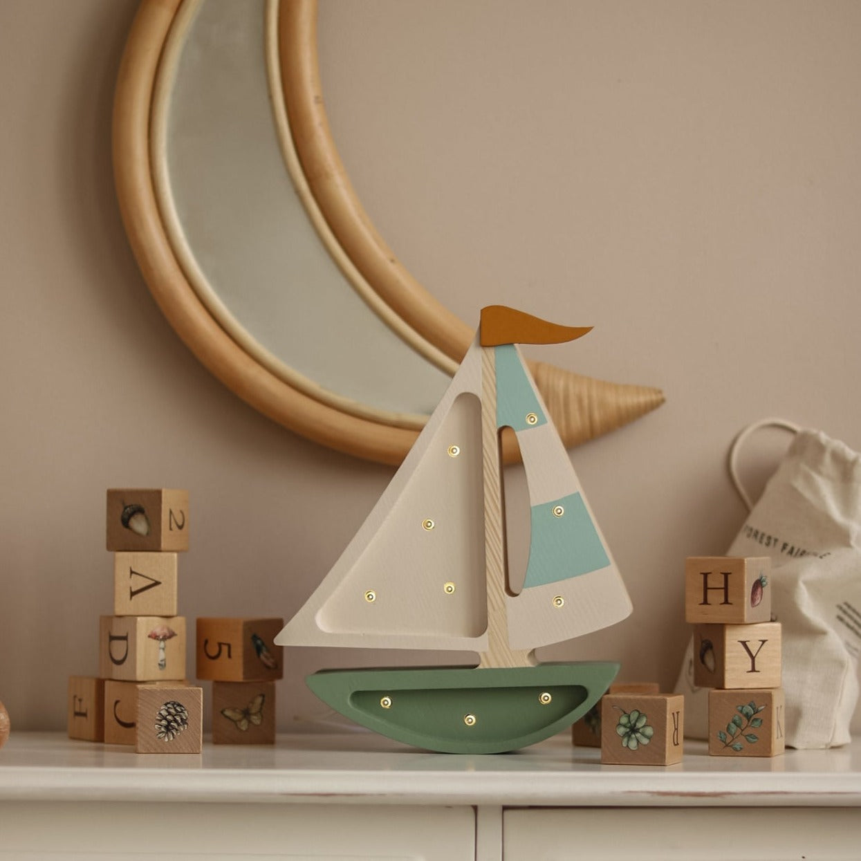 Little Lights Mini Sailboat Lamp