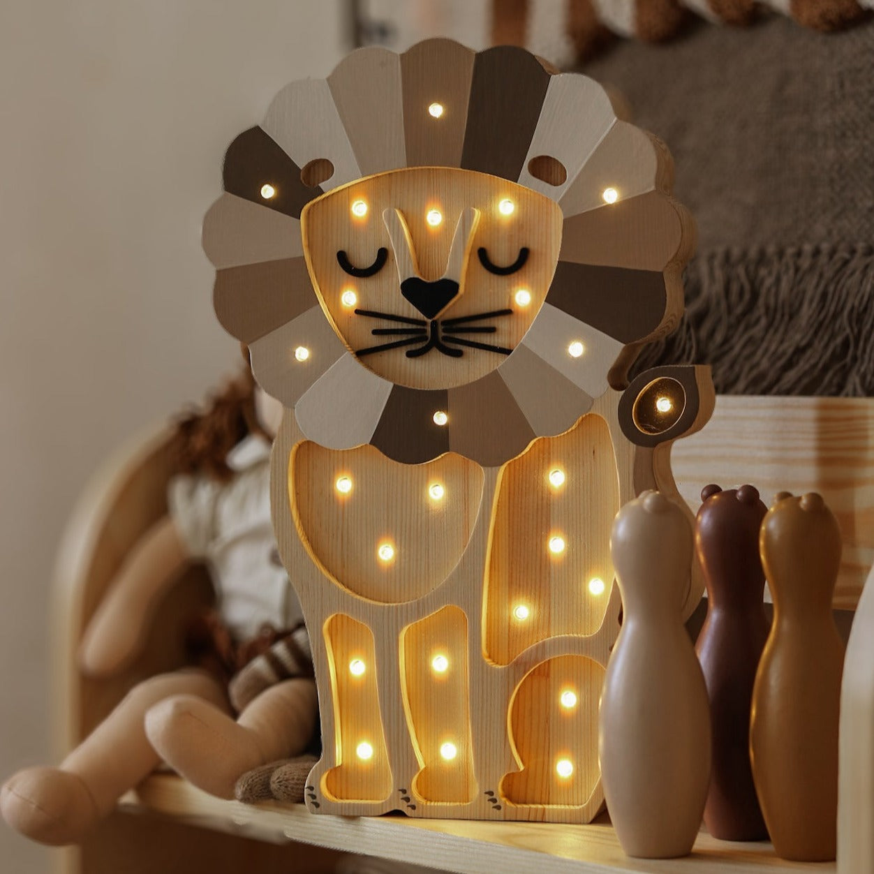 Little Lights Lion Lamp