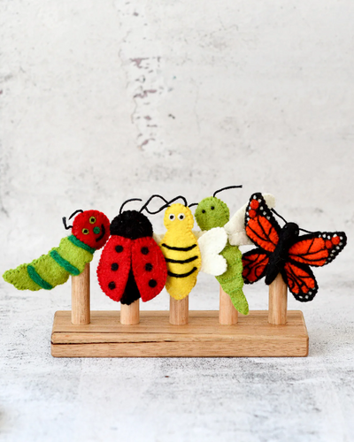 Insect and Bugs Finger Puppet Set of 5