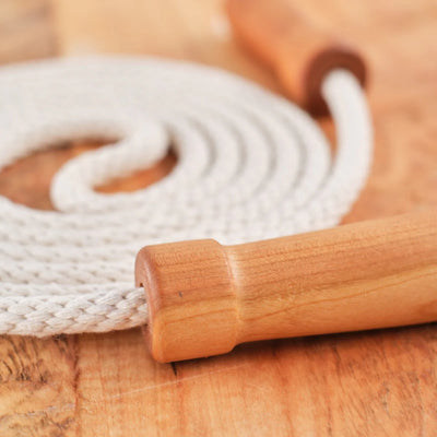 Jump Rope with Wooden Handles, Natural