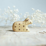 Wooden Lamb, Lying · view 1