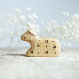 Wooden Lamb, Lying · view 3