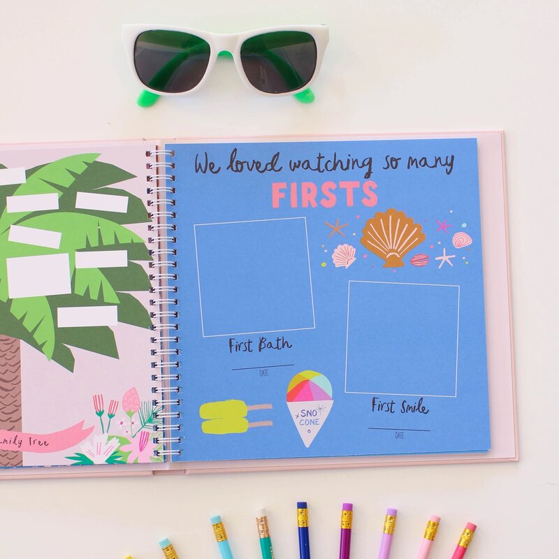 Lucy Darling Little Beach Babe Memory Baby Book