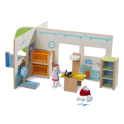HABA Little Friends Vet Clinic Play Set with Rebecca Doll