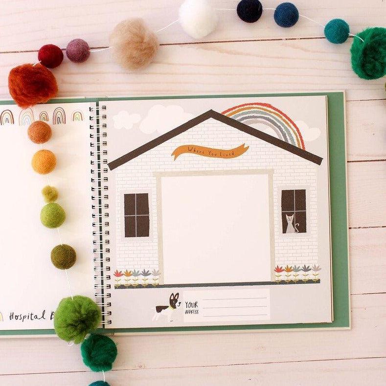 Lucy Darling Little Rainbow Memory Baby Book