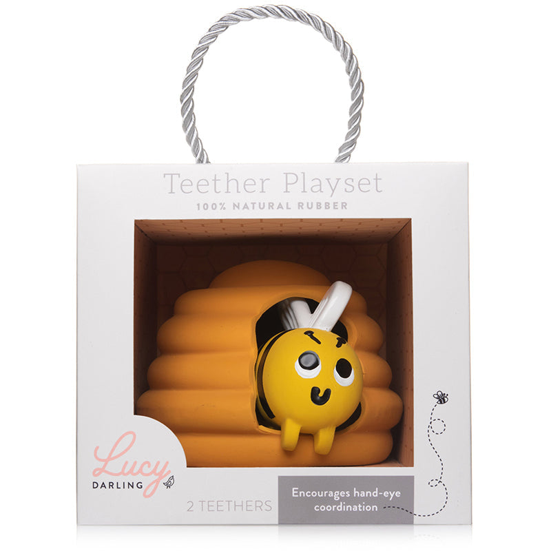 Lucy Darling Honey Bee Teether Toy Playset