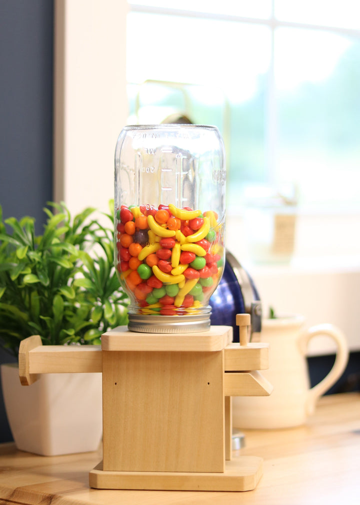 Jar Candy Dispenser, Great for M&amp;M&