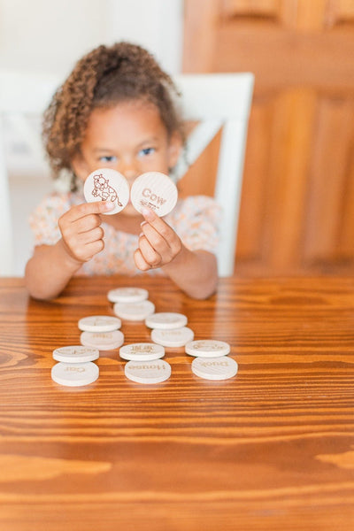 Bannor Mini Sight Words Matching Tiles