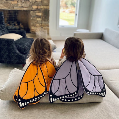 Jack Be Nimble Orange Monarch Butterfly Costume Wings (Ships in 1 Week)