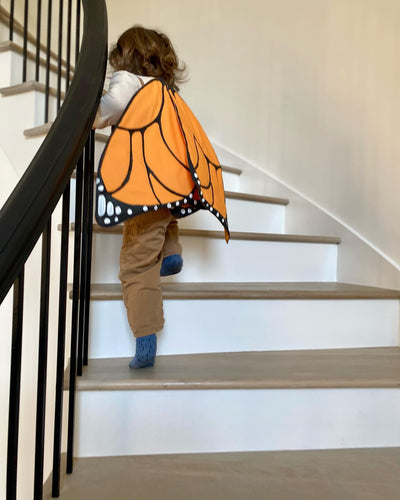 Jack Be Nimble Orange Monarch Butterfly Costume Wings (Ships in 1 Week)