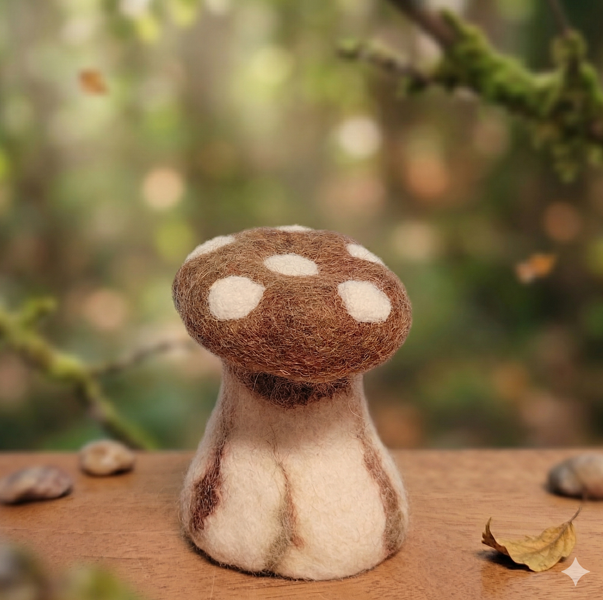 Felt Mushroom, Brown