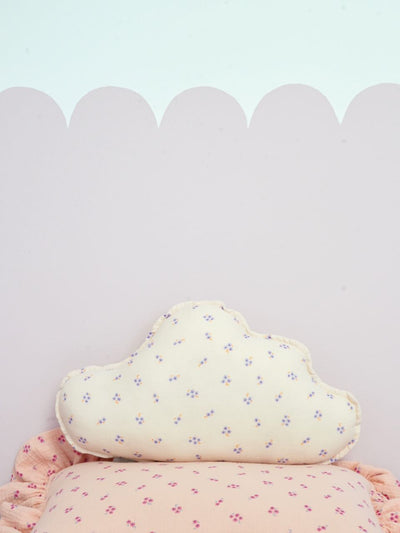 Muslin "Purple forget-me-not" Cloud Pillow