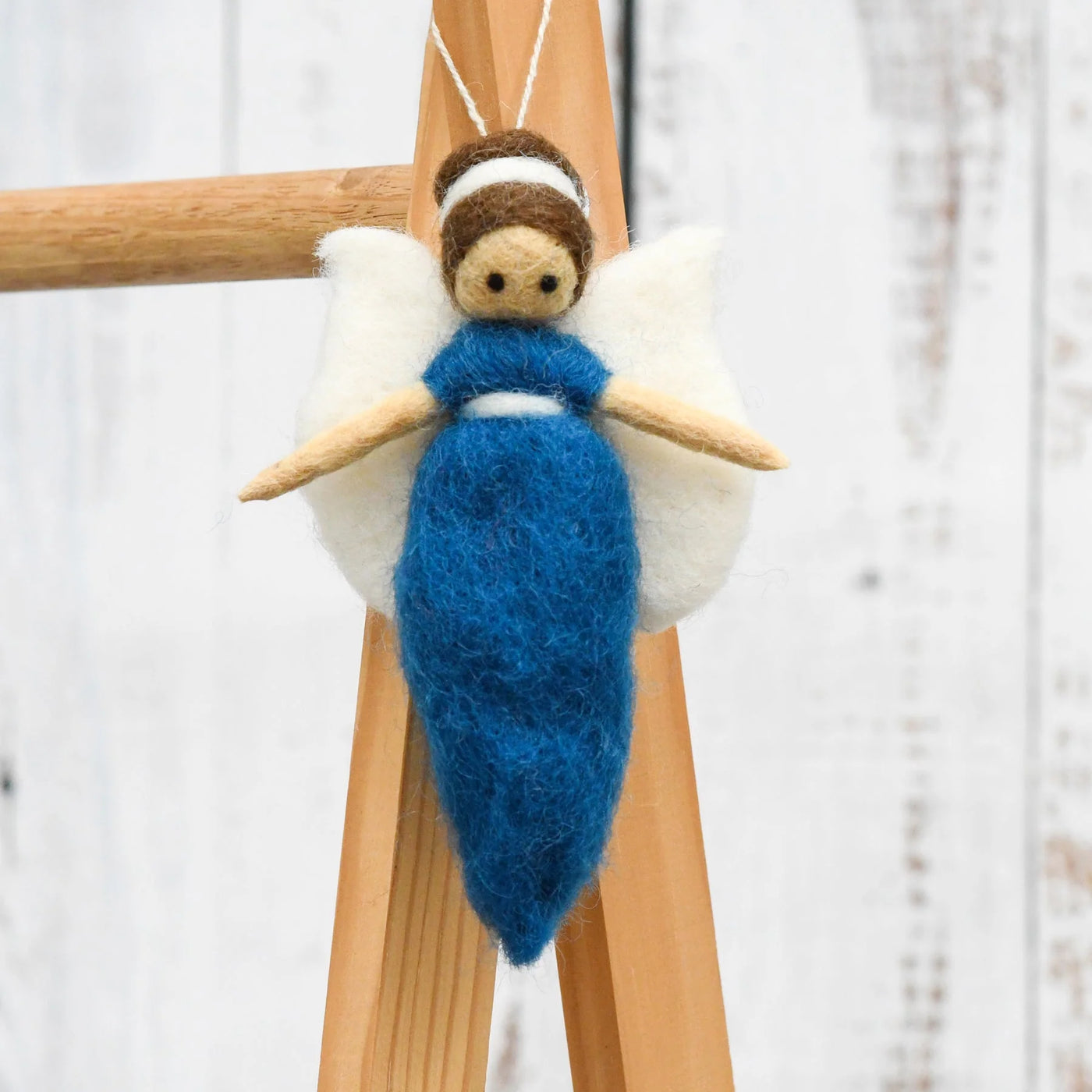 Pre-Order Needle Felted Fairy, Blue Dress (Ships in November)