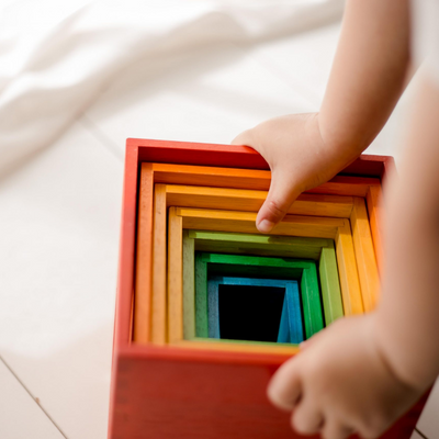 Q Toys Rainbow Nesting Boxes